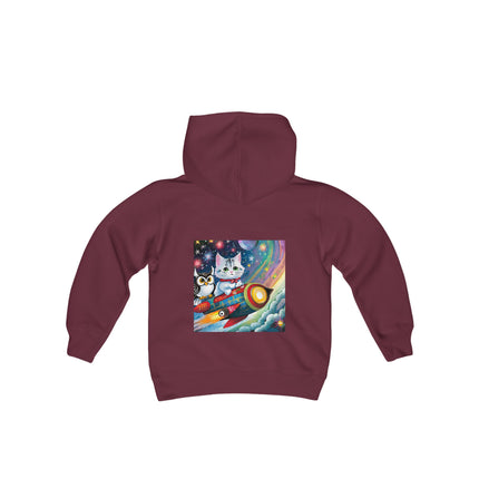 Flight of Fancy Youth Hooded Sweatshirt – Imagination Takes Off