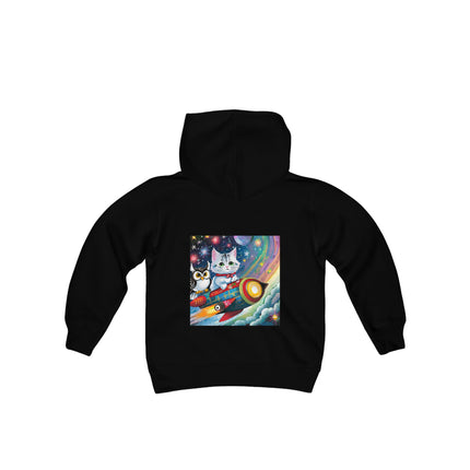 Flight of Fancy Youth Hooded Sweatshirt – Imagination Takes Off