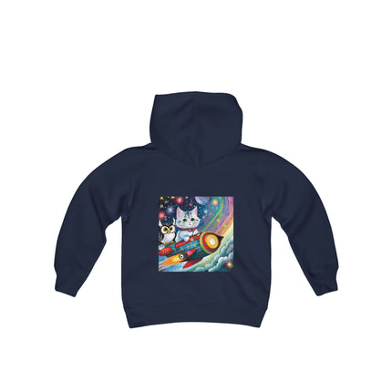 Flight of Fancy Youth Hooded Sweatshirt – Imagination Takes Off