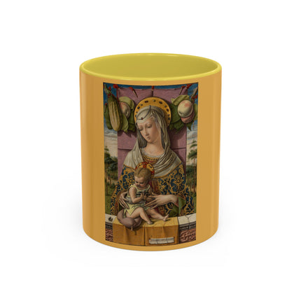Madonna and Child by Carlo Crivelli Colorful Mugs (11oz, 15oz)