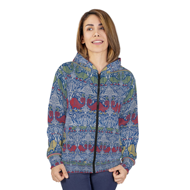 Arabesques by Émile Prisse d'Avennes Zip Hoodie (AOP)