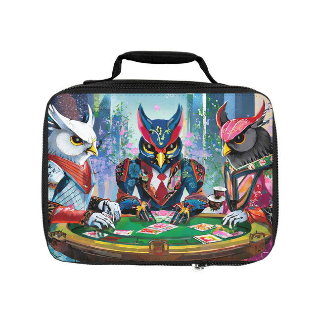 Cyberpunk Owl & Raven Lunch Bag