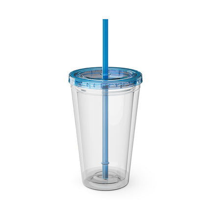Watchful Guardian Sunsplash Tumbler with Straw, 16oz