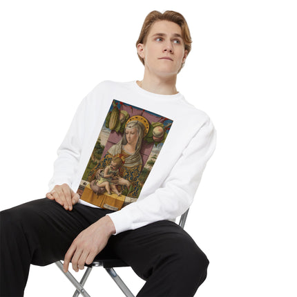 Madonna and Child by Carlo Crivelli Unisex Garment-Dyed Sweatshirt