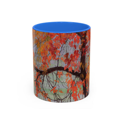 Autumn leaves by Edward Okuń Colorful Mugs (11oz, 15oz)