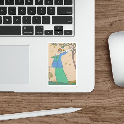 Le Verger by Georges Lepape Die-Cut Stickers (5 Sizes)