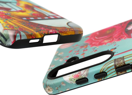 Reading In A Painted Garden Phone Cases