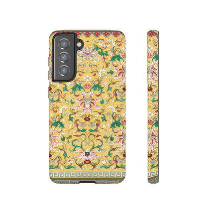 Yellow Botanical Pattern by Owen Jones Phone Cases