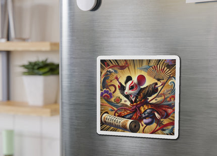 Theatrical Mouse on a Mission Die-Cut Magnets (5 Sizes)