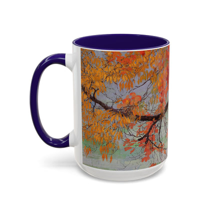Autumn leaves by Edward Okuń Colorful Mugs (11oz, 15oz)