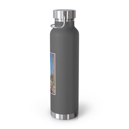 Periwinkle Painting the Petals by Ida Outhwaite Copper Vacuum Insulated Bottle, 22oz