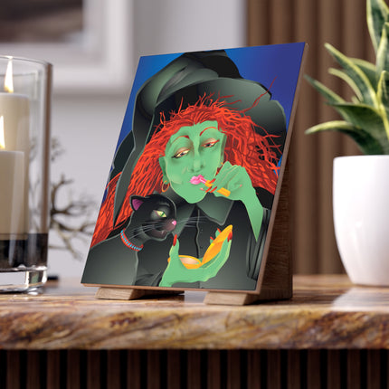 Mirror, Mirror A Witch's Touch Ceramic Tile