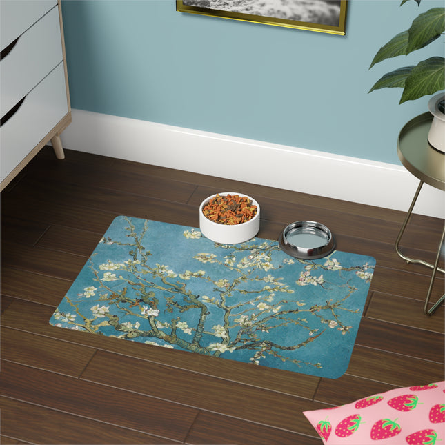 Vincent Van Gogh Almond Blossom Pet Food Mat – Blossoming Branches