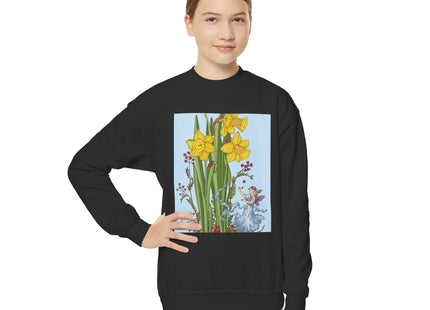 Daffodil Fairy Youth Crewneck Sweatshirt