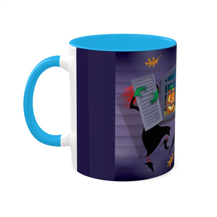 Whimsical Halloween Mischief Colorful Mugs, 11oz