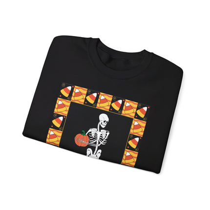Candy Corn Skeleton Unisex Heavy Blend™ Crewneck Sweatshirt