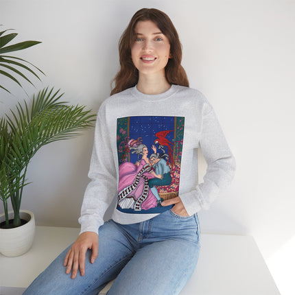 The Jealous Parrot by George Barbier Heavy Blend™ Crewneck Sweatshirt