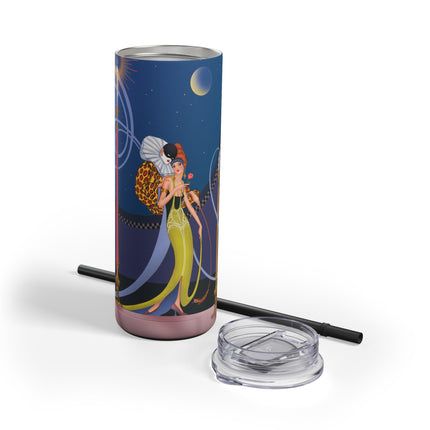 Moonlit Serenade Skinny Matte Tumbler, 20oz