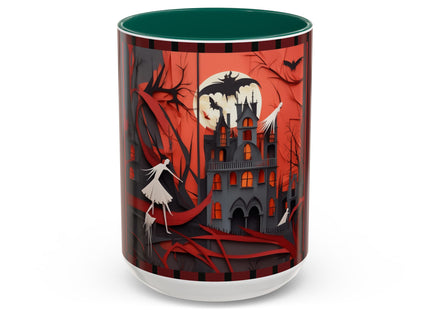 Halloween Night Scene Colorful Mugs (11oz, 15oz)