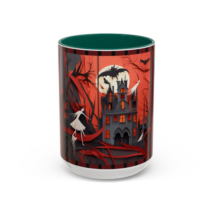 Halloween Night Scene Colorful Mugs (11oz, 15oz)