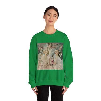 Les Femmes Fatales by Gerda Wegener Heavy Blend™ Crewneck Sweatshirt
