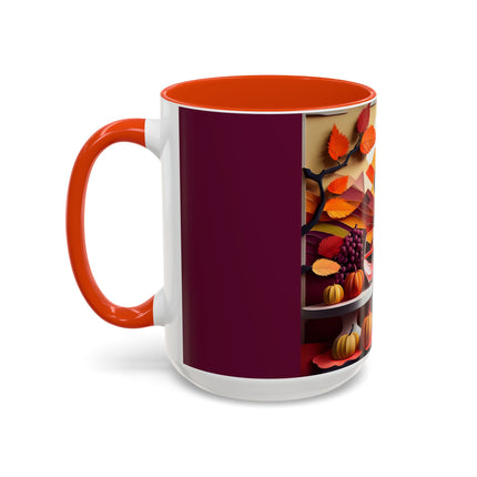 Shih Tzu at an Autumn Colorful Mugs (11oz, 15oz)