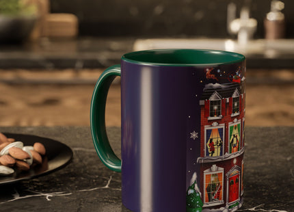 A Christmas Eve Celebration Colorful Mugs (11oz, 15oz)