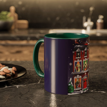 A Christmas Eve Celebration Colorful Mugs (11oz, 15oz)