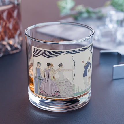 Visez au coeur, belles dames! by George Barbier Rocks Glass, 10oz