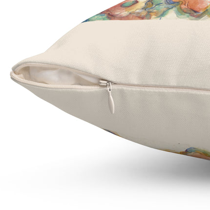 The Three Skulls by Paul Cézanne Spun Polyester Square Pillow