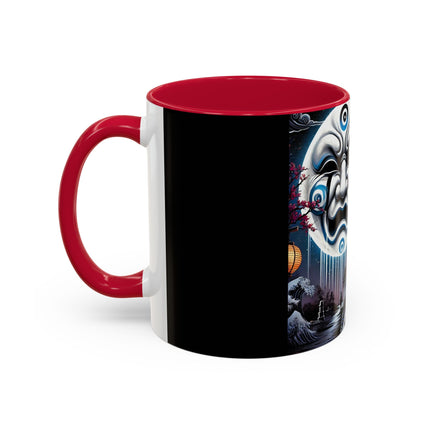 Geisha’s Black Ink Tears Colorful Mugs (11oz, 15oz)