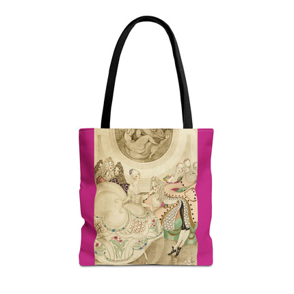 Sur talons rouges by Gerda Wegener Tote Bag (AOP)