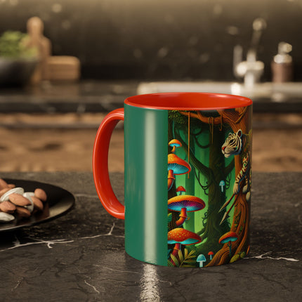 Silent Stripes Colorful Mugs (11oz, 15oz)