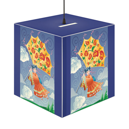Flight of Blossoms Light Cube Lamp