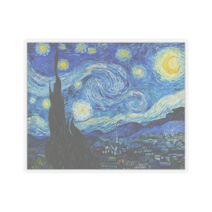 The Starry Night by Vincent Van Gogh Kiss-Cut Stickers (4 Sizes)