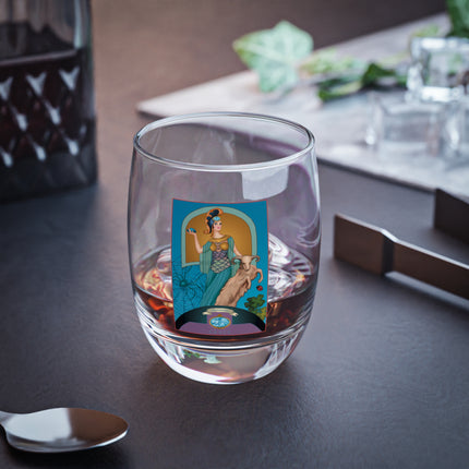 March & Aquamarine (Gem Series) by Sofia Chiostri Whiskey Glass