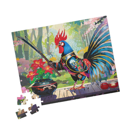 Cyberpunk Rooster Puzzle (110, 252, 520-piece)