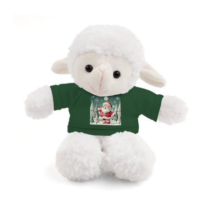Santa's Joyful Night Stuffed Animals with Tee