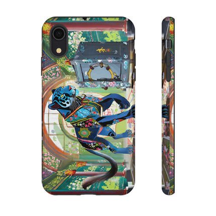 Cyber Panther's Hunt Phone Cases