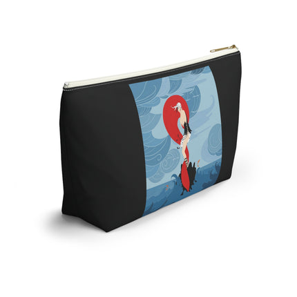 Siren of the Waves Cosmetic Bag – Dramatic Sea Power & Bold Elegance