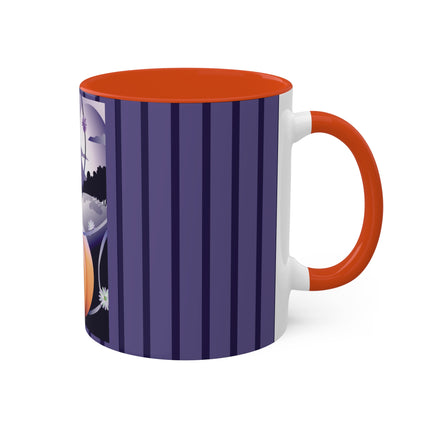 The Startled Pumpkin Colorful Mugs, 11oz