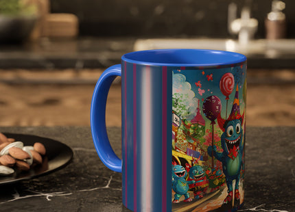 Monster Parade Madness Colorful Mugs (11oz, 15oz)