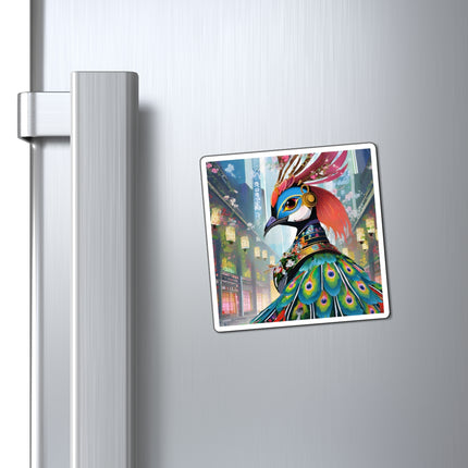 Techno Plumes Magnet (3 Sizes)