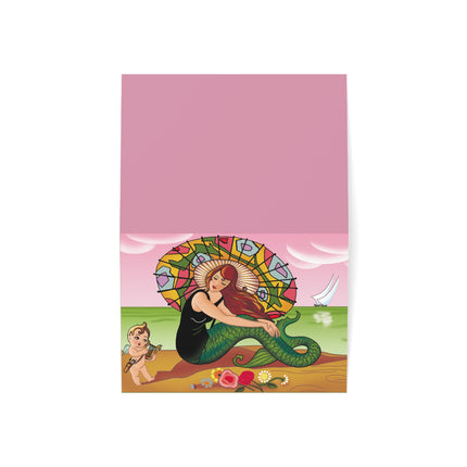 Siren Serenade by Carlo Chiostri Greeting Cards (1, 10, 30, and 50pcs)