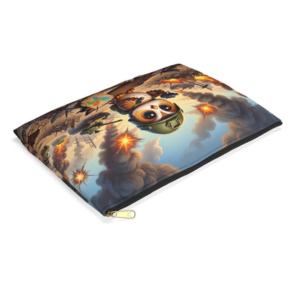Owl on the Front Lines Accessory Pouch – Vigilant Guardian & Storybook Courage