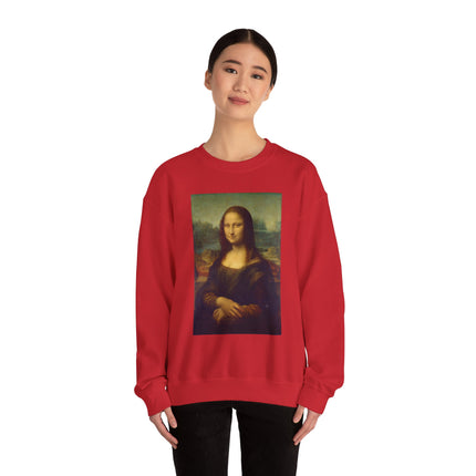 Mona Lisa by Leonardo da Vinci Unisex Heavy Blend™ Crewneck Sweatshirt