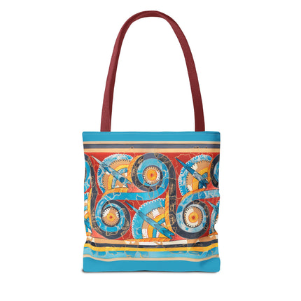 Reproduction of S-Spiral Frieze by Emile Gilliéron Tote Bag (AOP)