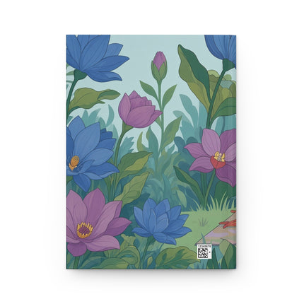 🌿✨ The Lady Of The Incense Garden Hardcover Journal – Art Deco Fashion Illustration