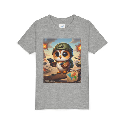Owl on the Front Lines Youth Short Sleeve Tee