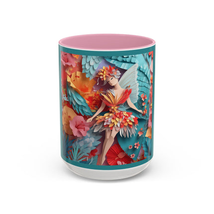 Hibiscus Fairy Colorful Mugs (11oz, 15oz)